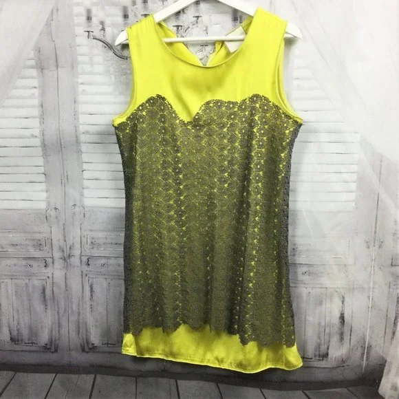 neon yellow lace dress Neon Yellow Lace Dress